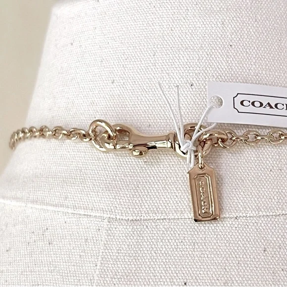 NWT Coach Pave Necklace - Picture 8 of 13